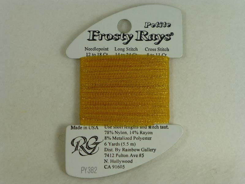 Petite Frosty Rays PY382 24 Karat Gold