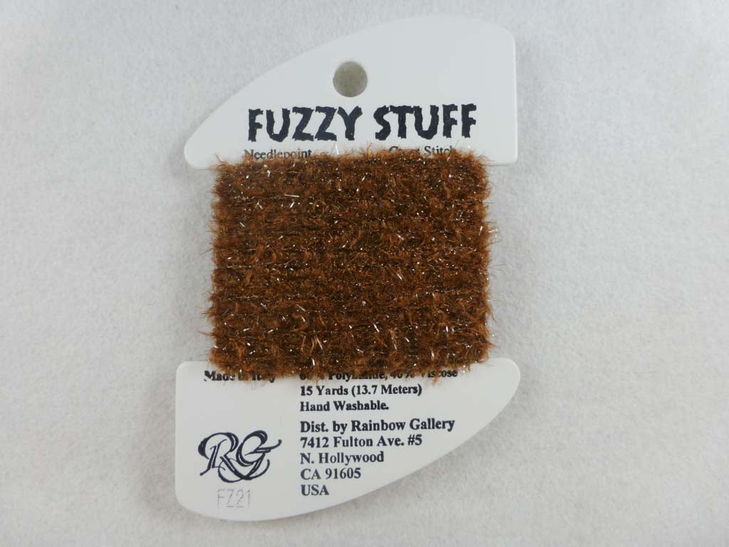 Fuzzy Stuff FZ21 Brown by Rainbow Gallery From Beehive Needle Arts