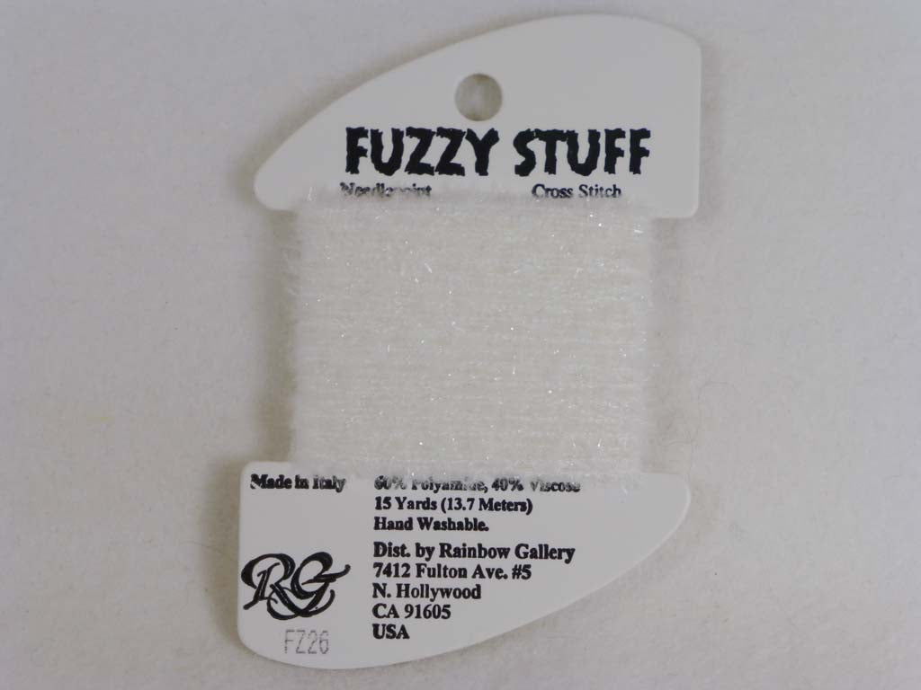 Fuzzy Stuff FZ26 Antique White by Rainbow Gallery From Beehive Needle Arts
