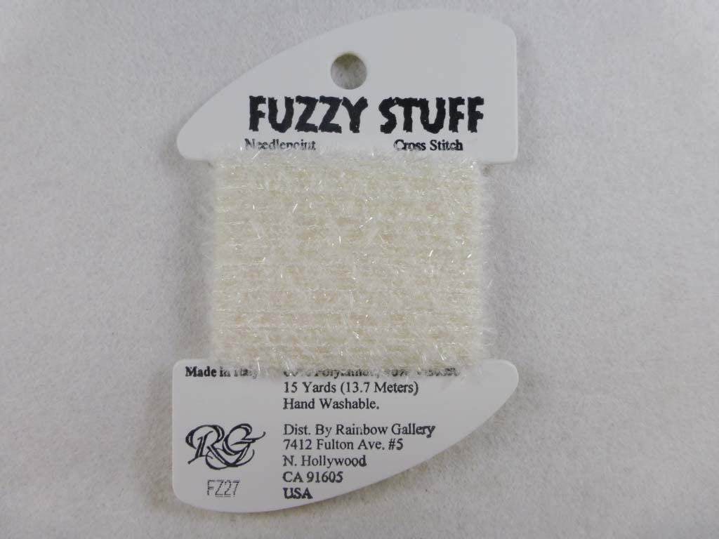 Fuzzy Stuff FZ27 Ecru by Rainbow Gallery From Beehive Needle Arts