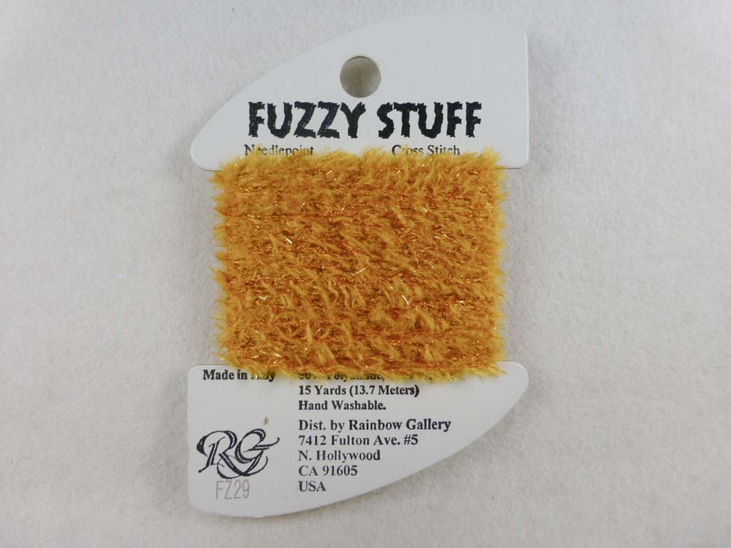 Fuzzy Stuff FZ29 Lite Golden Brown by Rainbow Gallery From Beehive Needle Arts
