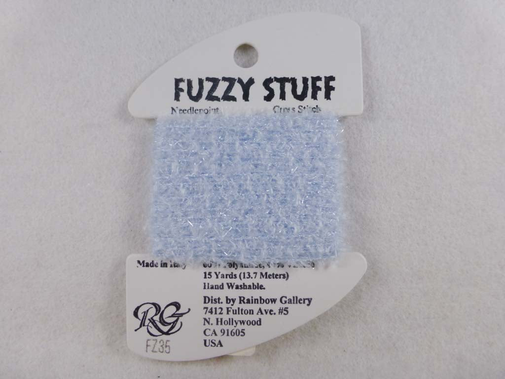 Fuzzy Stuff FZ35 Pale Blue by Rainbow Gallery From Beehive Needle Arts
