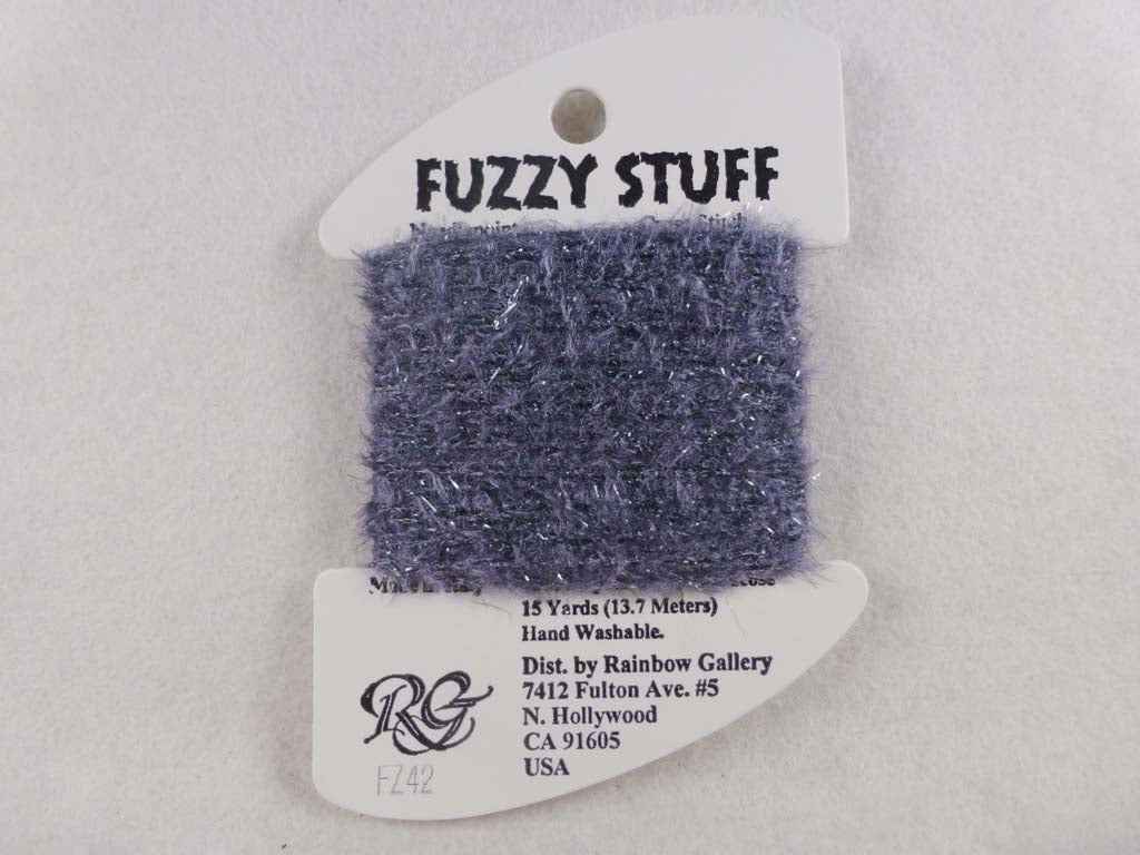 Fuzzy Stuff FZ42 Dove Grey by Rainbow Gallery From Beehive Needle Arts