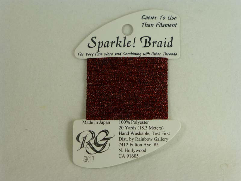 Sparkle! Braid SK 17 Dark Red