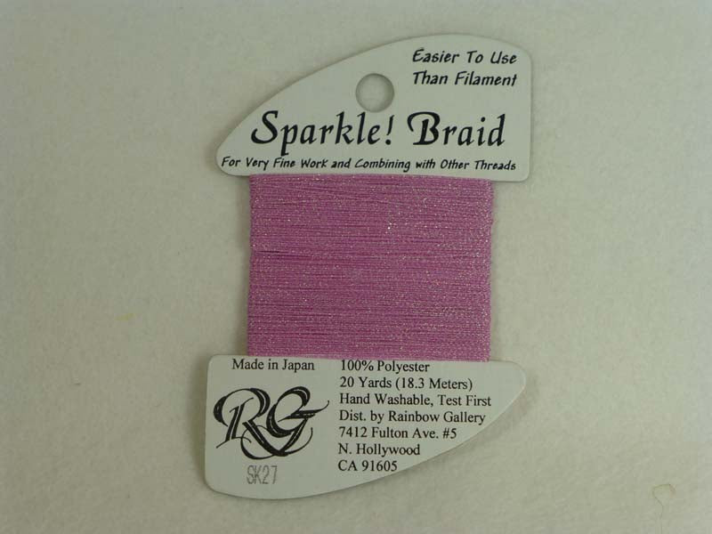 Sparkle! Braid SK 27 Shimmer Pink