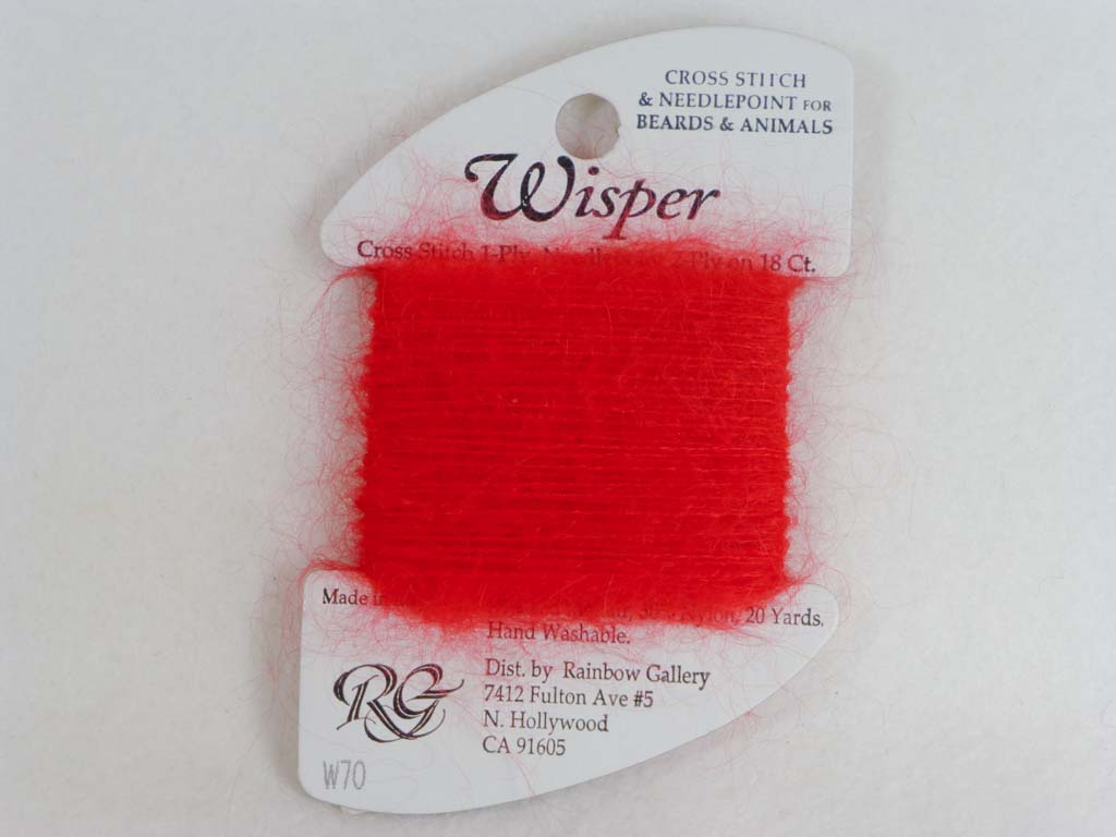 Wisper W70 Red by Rainbow Gallery From Beehive Needle Arts