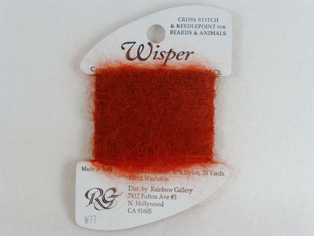 Wisper W77 Russet by Rainbow Gallery From Beehive Needle Arts