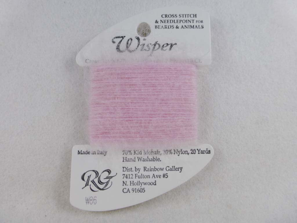 Wisper W86 Pink by Rainbow Gallery From Beehive Needle Arts