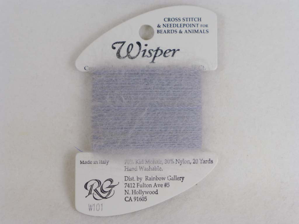 Wisper W101 Pearl Gray by Rainbow Gallery From Beehive Needle Arts