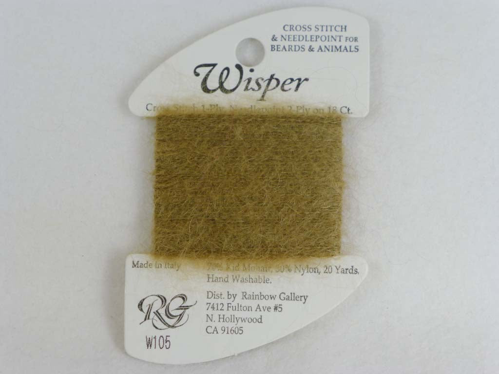 Wisper W105 Hazelntut by Rainbow Gallery From Beehive Needle Arts