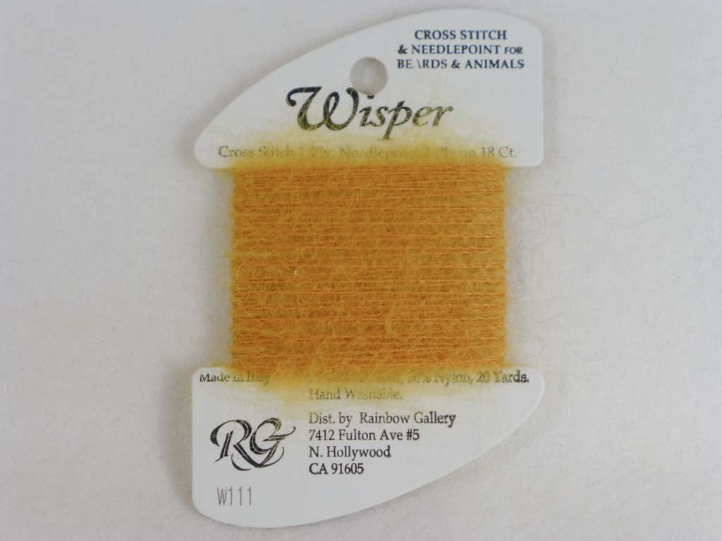 Wisper W111 Honey Blond by Rainbow Gallery From Beehive Needle Arts