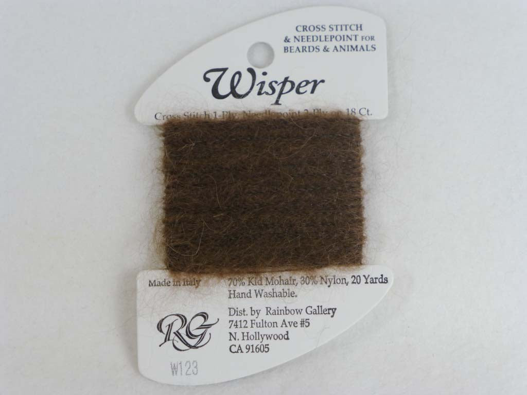 Wisper W123 Chestnut by Rainbow Gallery From Beehive Needle Arts