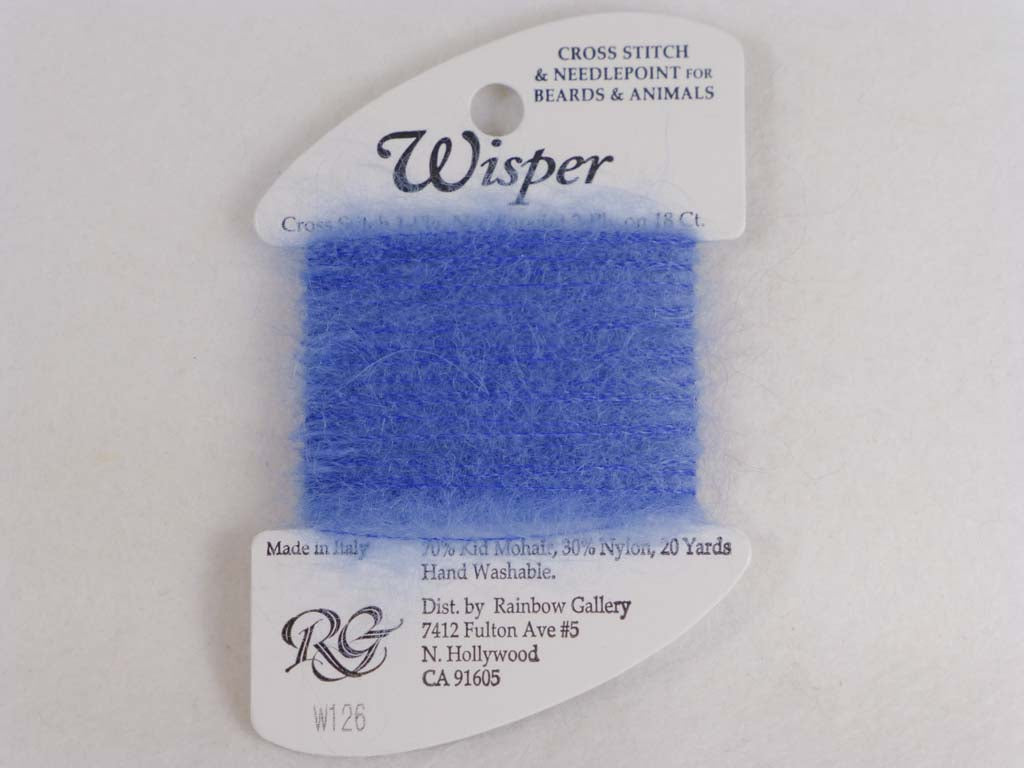 Wisper W126 Blue Jay by Rainbow Gallery From Beehive Needle Arts