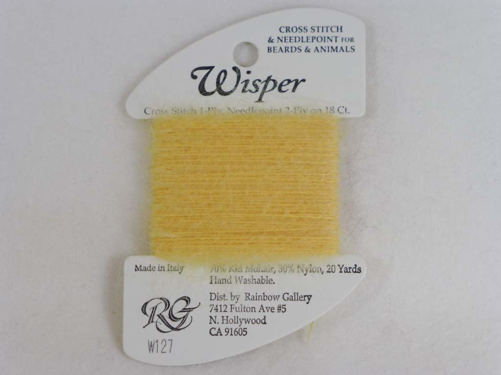 Wisper W127 Goldenrod by Rainbow Gallery From Beehive Needle Arts