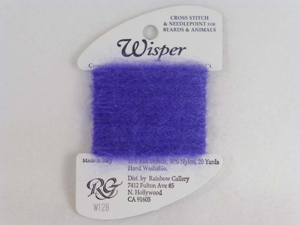 Wisper W128 Violet by Rainbow Gallery From Beehive Needle Arts