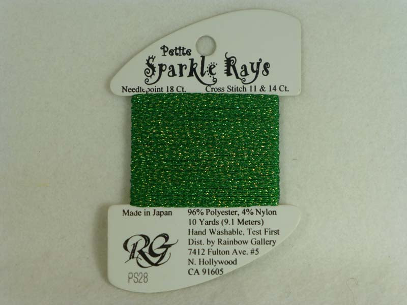 Petite Sparkle Rays PS28 Christmas Green
