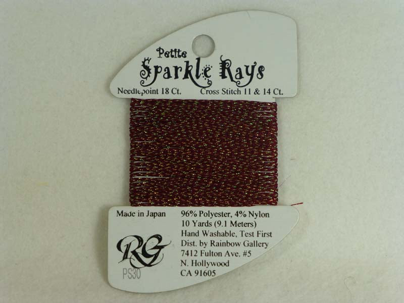 Petite Sparkle Rays PS30 Burgundy
