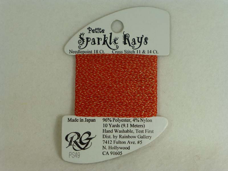 Petite Sparkle Rays PS49 Lite Christmas Red