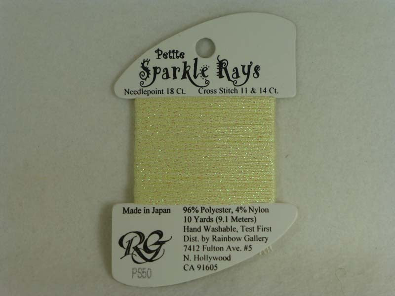 Petite Sparkle Rays PS50 Pale Yellow