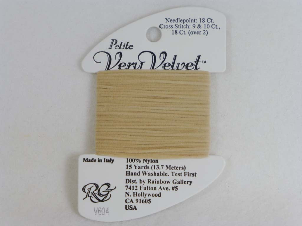Petite Very Velvet V604 Taupe by Rainbow Gallery From Beehive Needle Arts