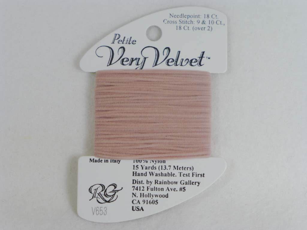 Petite Very Velvet V653 Lite Antique Mauve by Rainbow Gallery From Beehive Needle Arts