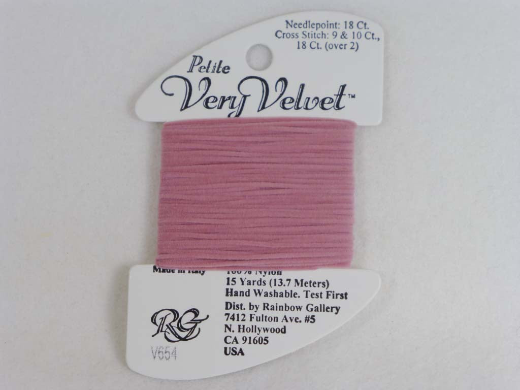 Petite Very Velvet V654 Antique Mauve by Rainbow Gallery From Beehive Needle Arts