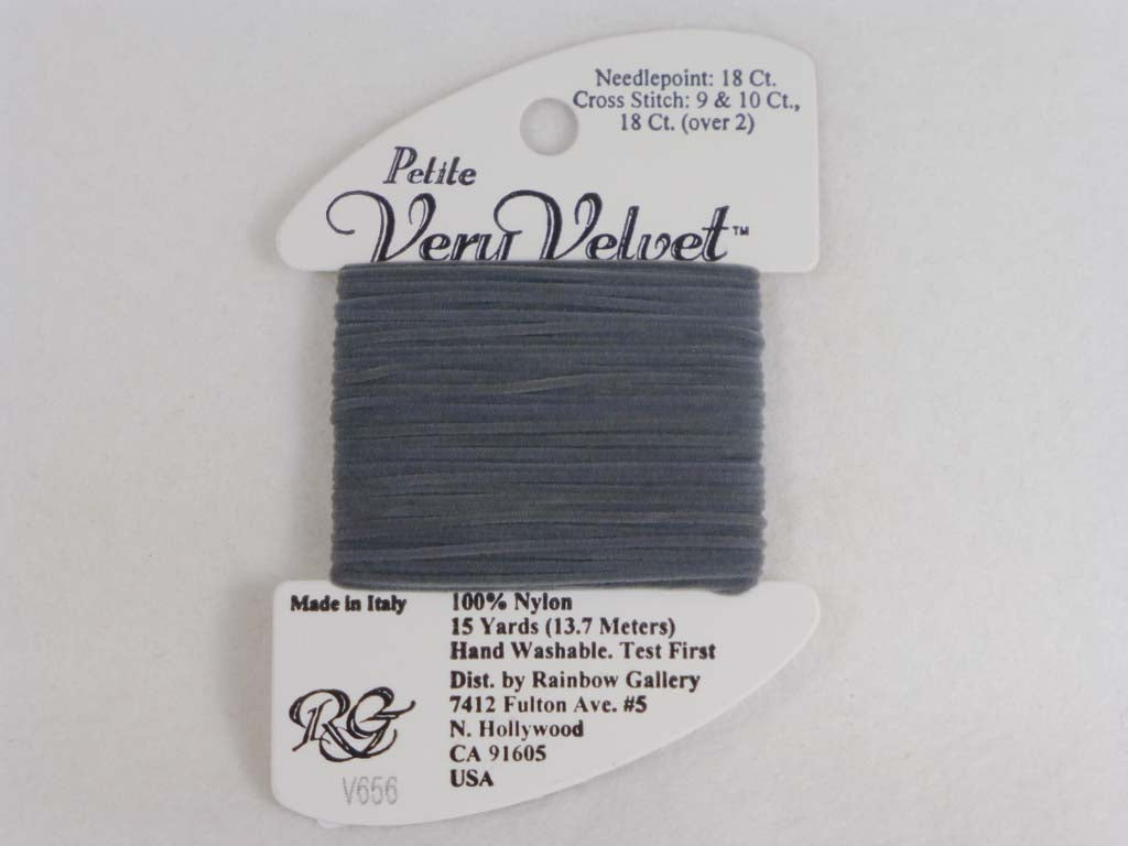 Petite Very Velvet V656 Gray by Rainbow Gallery From Beehive Needle Arts