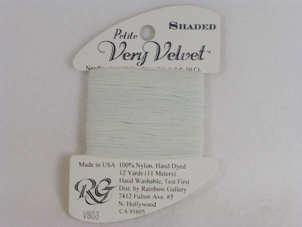Shaded Very Velvet V803 Blue Blush by Rainbow Gallery From Beehive Needle Arts