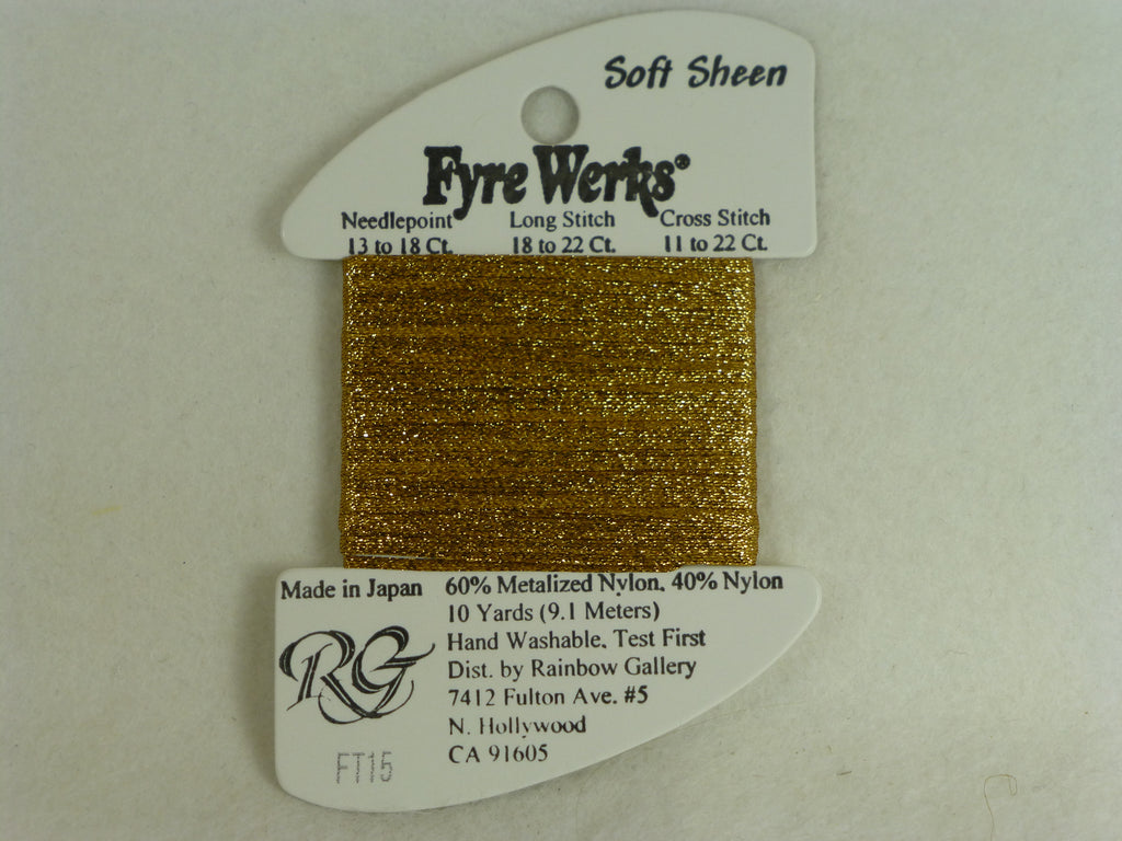Fyre Werks FT15 Old Gold