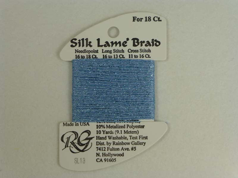 Silk Lame Braid SL13 Sky Blue