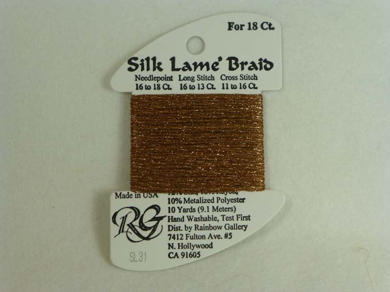 Silk Lame Braid SL31 Copper