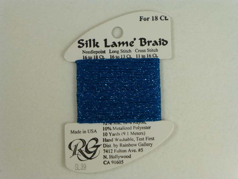 Silk Lame Braid SL39 Lagoon