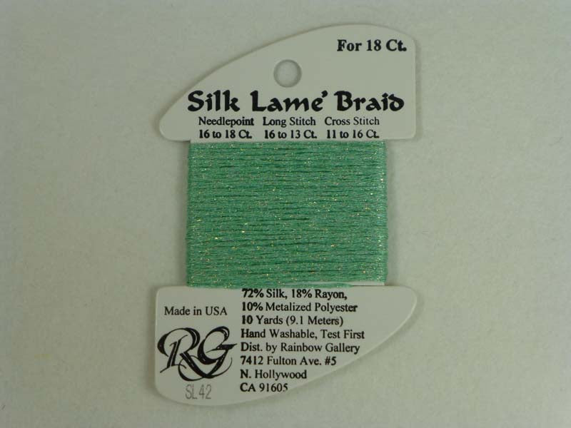 Silk Lame Braid SL42 Mint