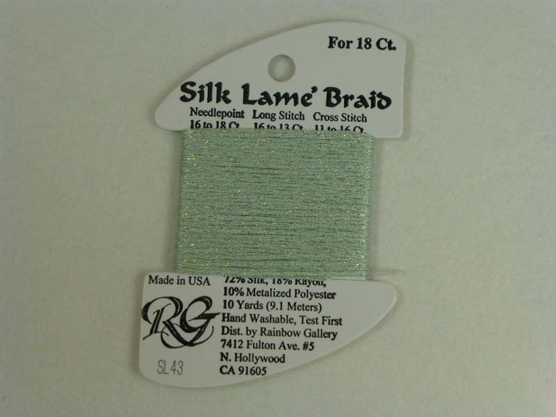 Silk Lame Braid SL43 Lite Mint