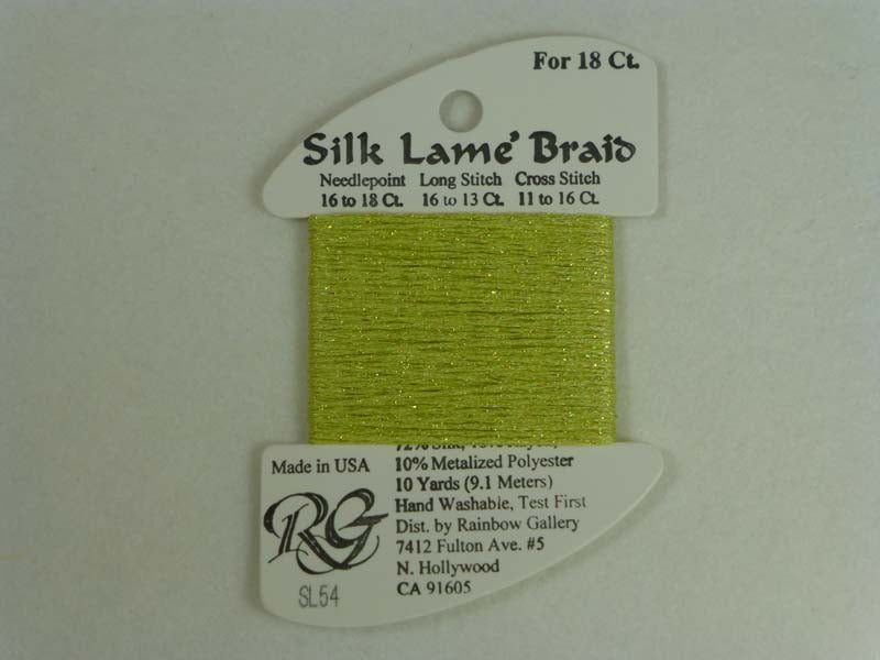 Silk Lame Braid SL54 Lite Avocado