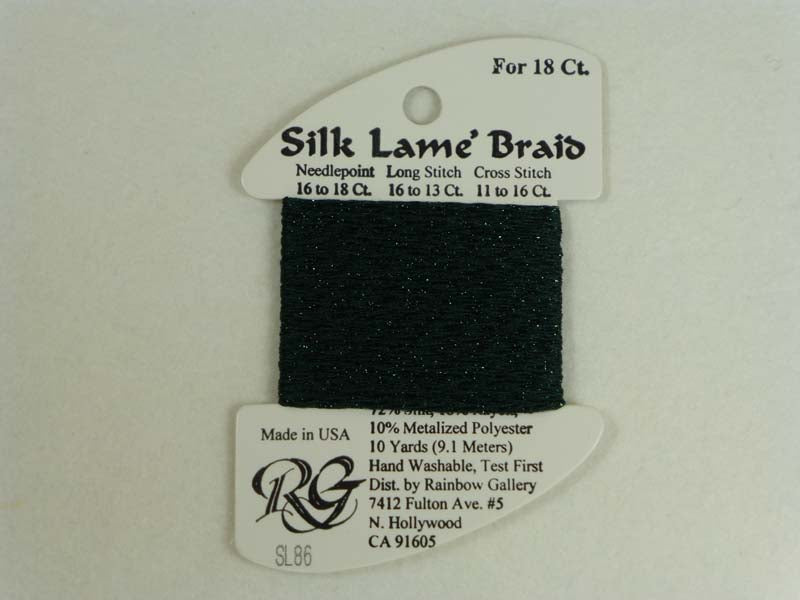 Silk Lame Braid SL86 Deep Forest