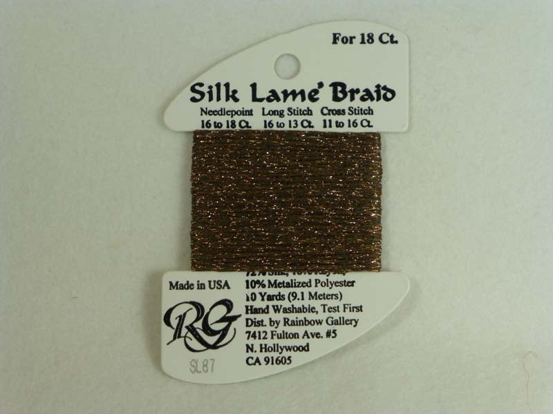 Silk Lame Braid SL87 Bark