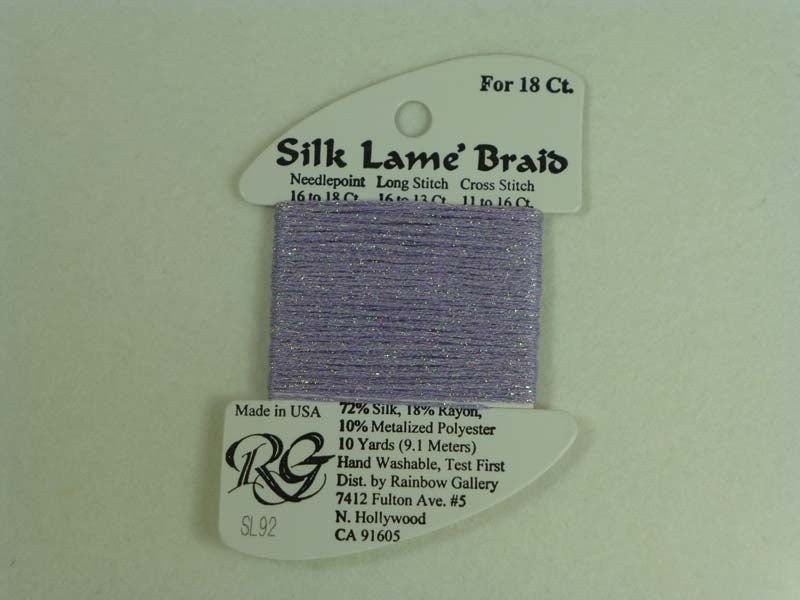 Silk Lame Braid SL92 Lite Lilac