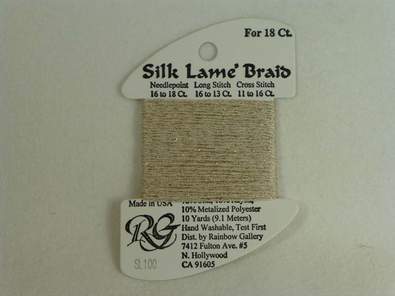 Silk Lame Braid SL100 Sand
