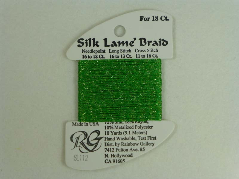 Silk Lame Braid SL112 Spring Green