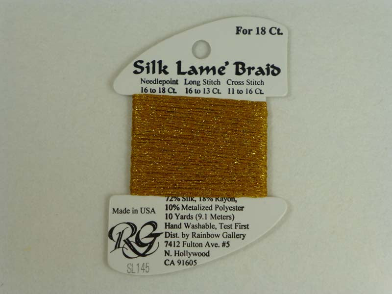 Silk Lame Braid SL145 Fool's Gold