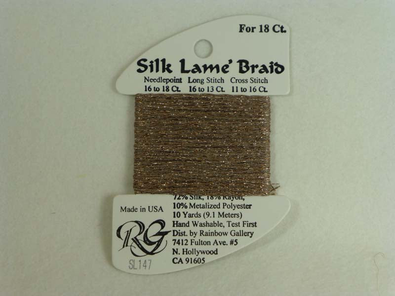 Silk Lame Braid SL147 Taupe