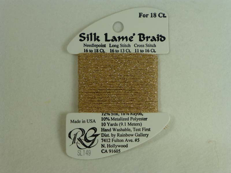 Silk Lame Braid SL149 Desert Sand