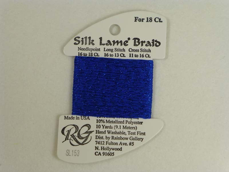 Silk Lame Braid SL153 Classic Blue #2
