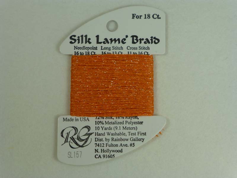 Silk Lame Braid SL157 Tangelo