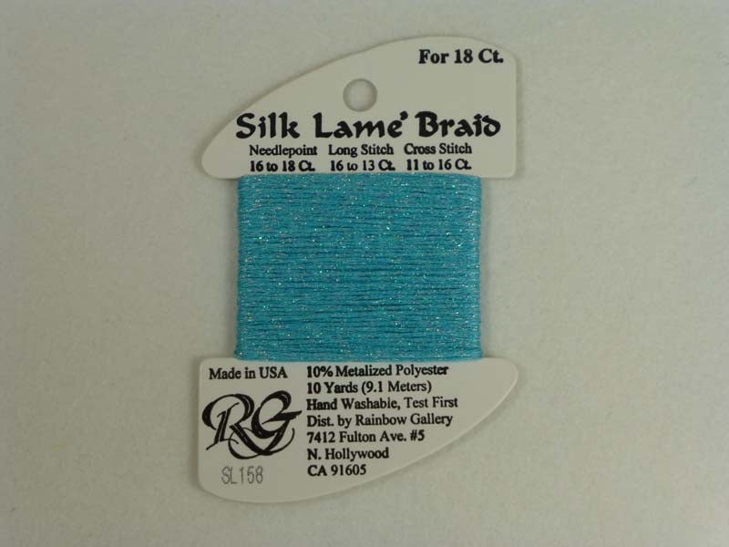 Silk Lame Braid SL158 Capri