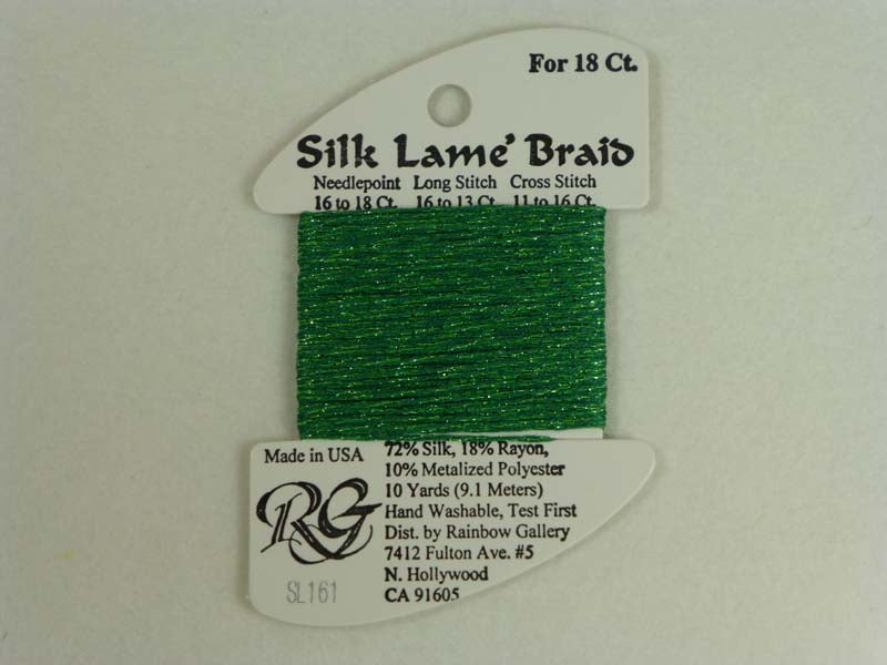 Silk Lame Braid SL161 Juniper