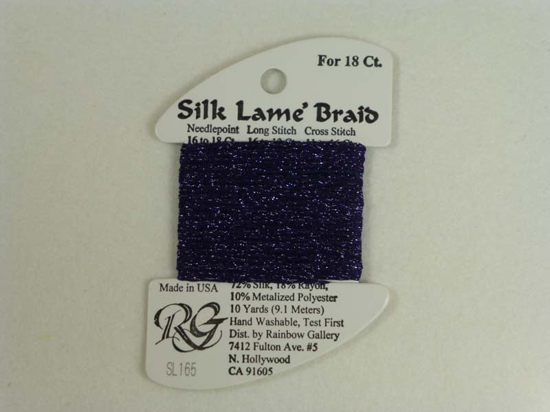 Silk Lame Braid SL165 Dark Wisteria
