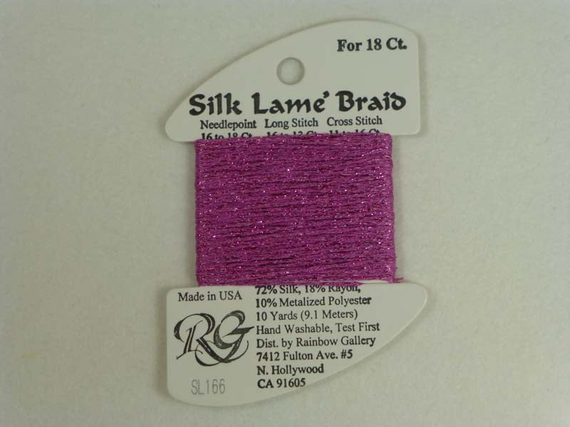 Silk Lame Braid SL166 Lite Fuchsia