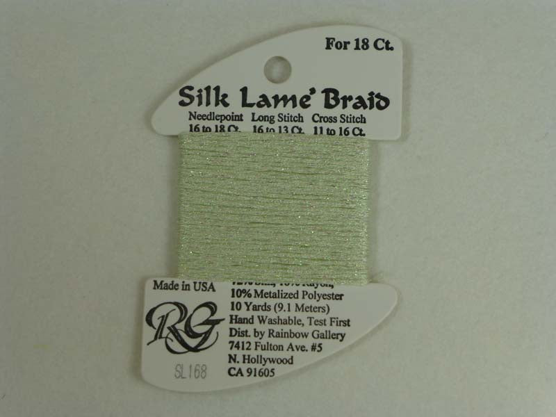 Silk Lame Braid SL168 Seafoam
